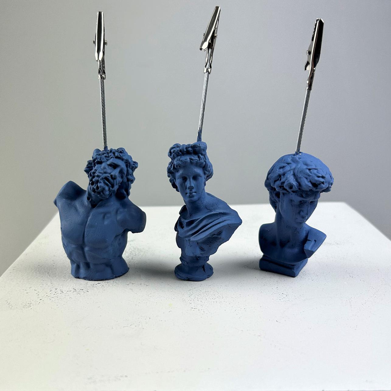 Gri Mavi Laocoon, Apollo, David Heykel Not Tutucu 3'lü Set