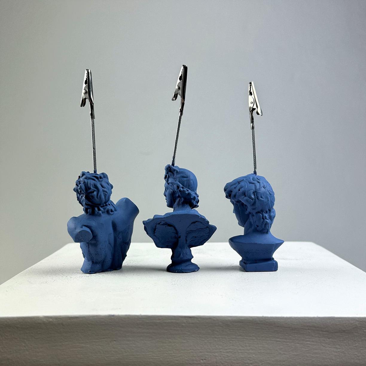 Gri Mavi Laocoon, Apollo, David Heykel Not Tutucu 3'lü Set
