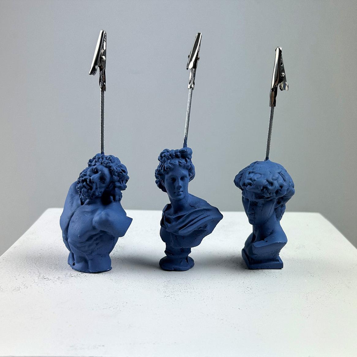 Gri Mavi Laocoon, Apollo, David Heykel Not Tutucu 3'lü Set