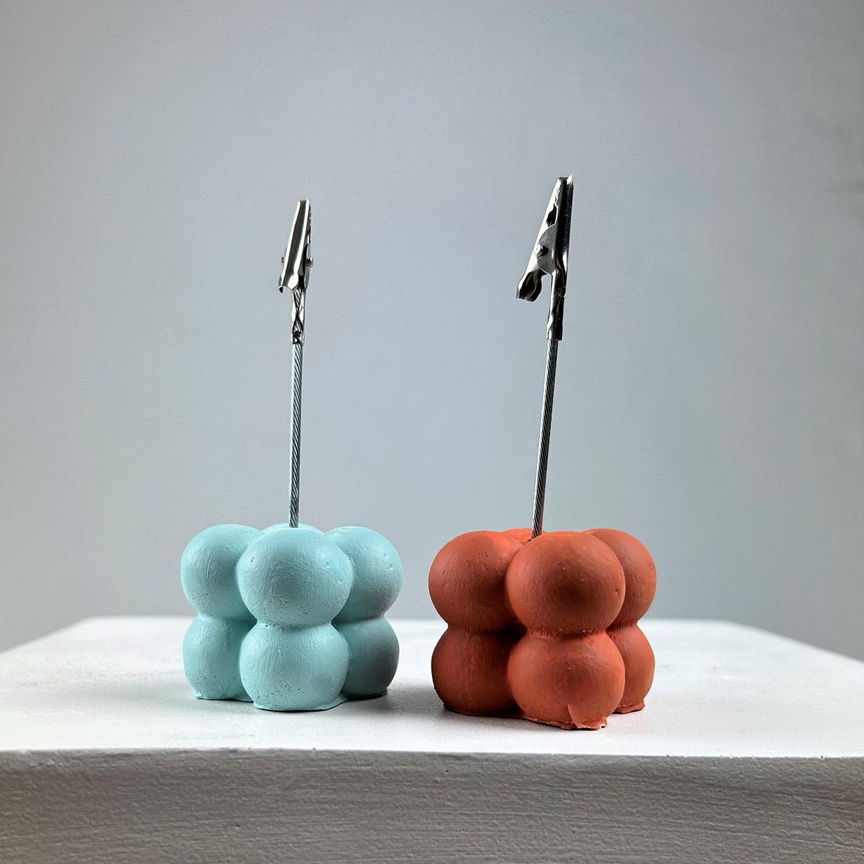 Bubble 2'li Not Tutucu Set (Nane-Terracota)