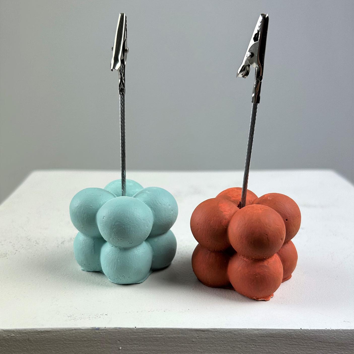 Bubble 2'li Not Tutucu Set (Nane-Terracota)