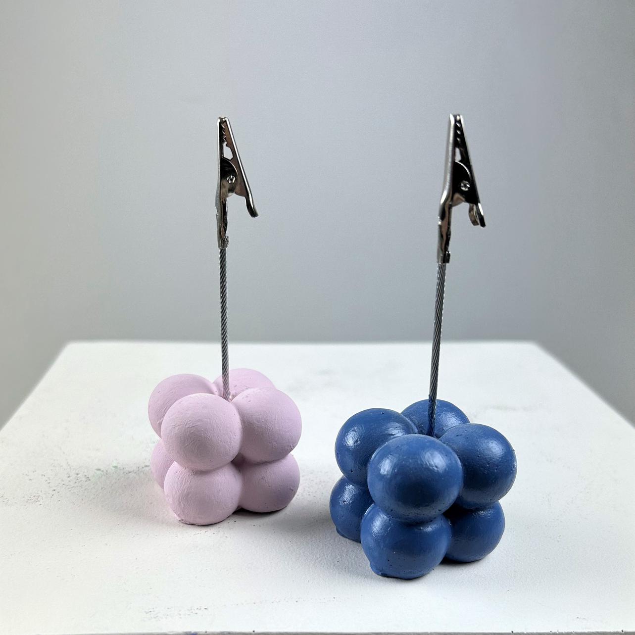 Bubble 2'li Not Tutucu Set (Pembe Buyu-Gri Mavi)