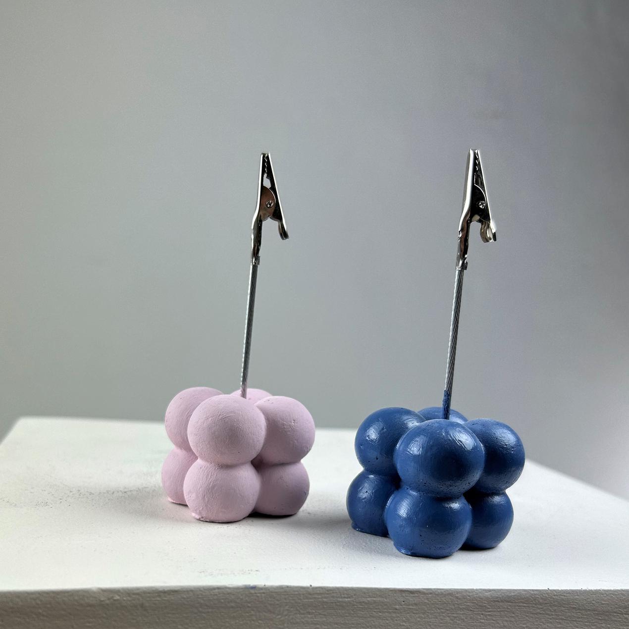 Bubble 2'li Not Tutucu Set (Pembe Buyu-Gri Mavi)