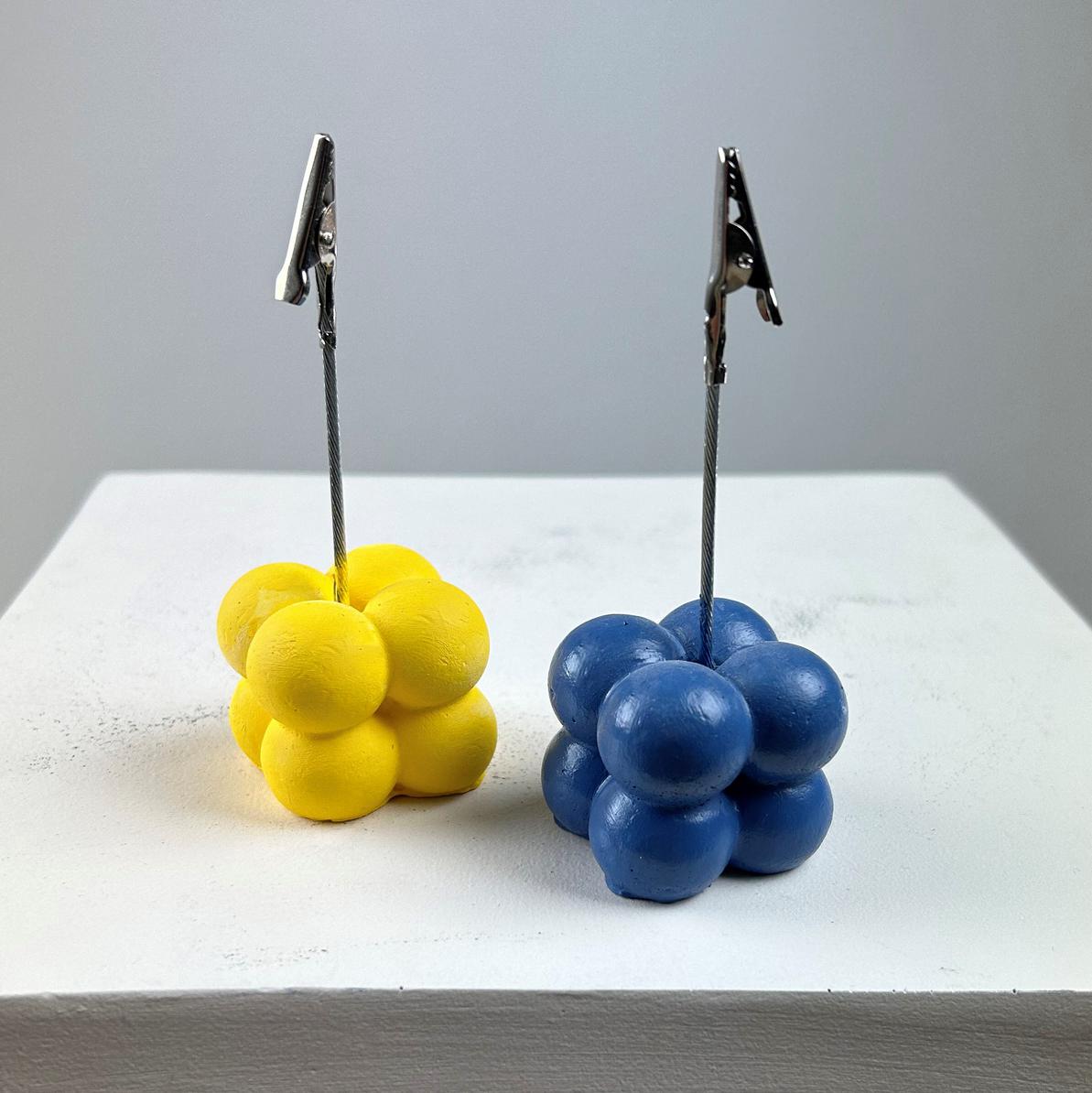 Bubble 2'li Not Tutucu Set (Sarı-Gri Mavi)