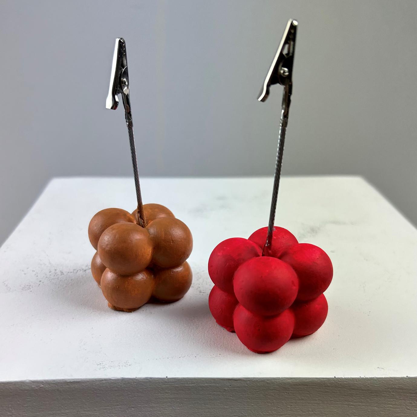 Bubble 2'li Not Tutucu Set (Terracota-Kırmızı)