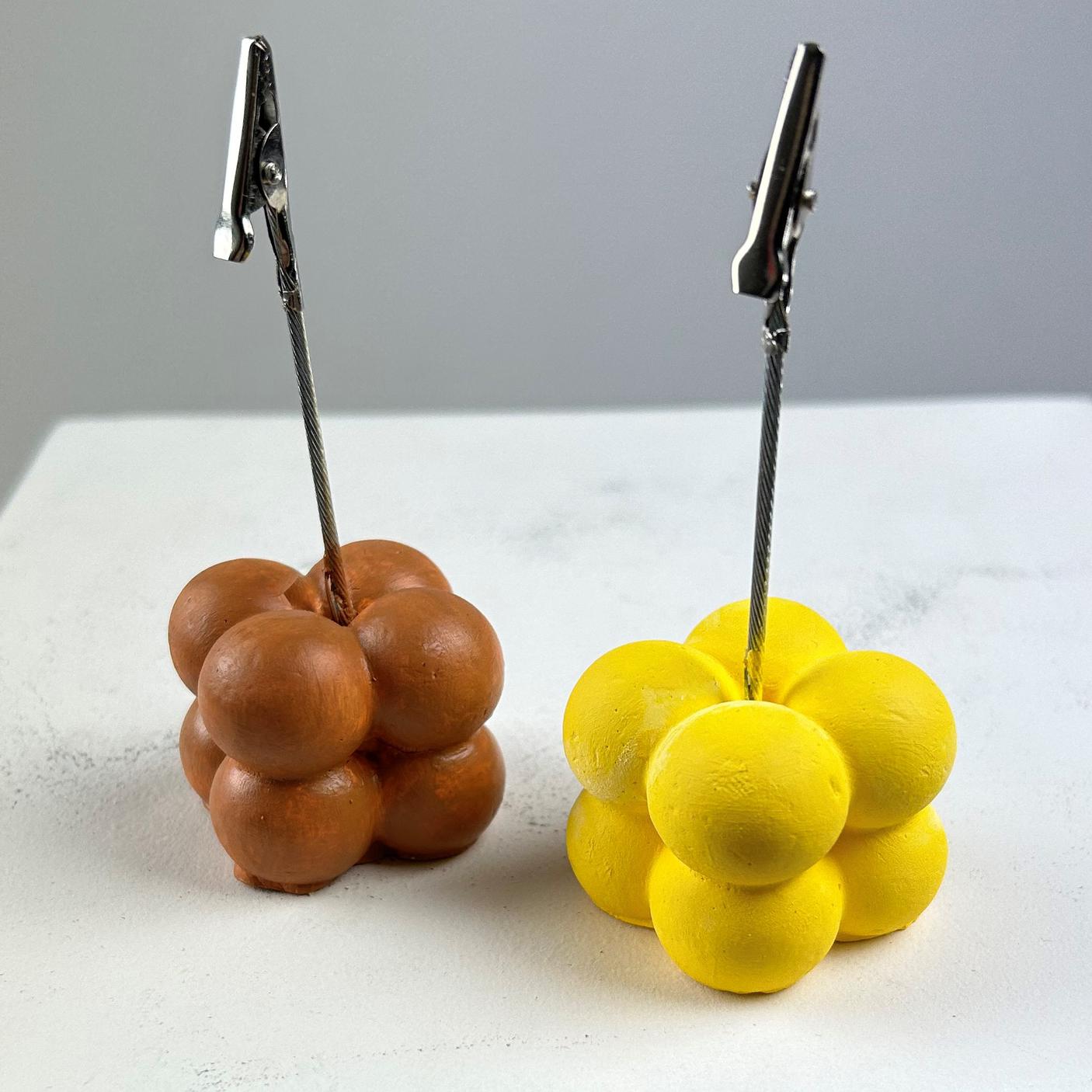 Bubble 2'li Not Tutucu Set (Terracota-Sarı)