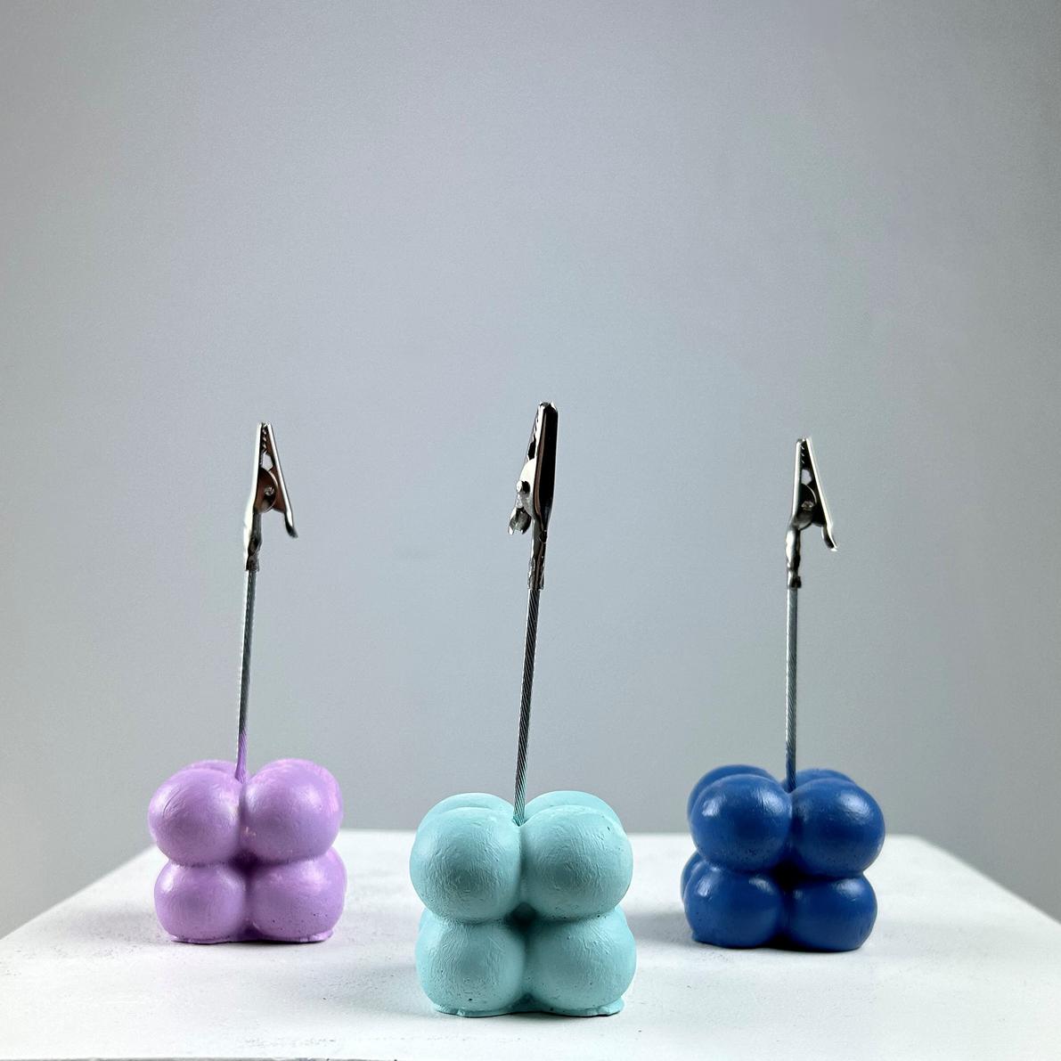 Bubble 3'lü Not Tutucu Set (Nane-Lila-Gri Mavi)