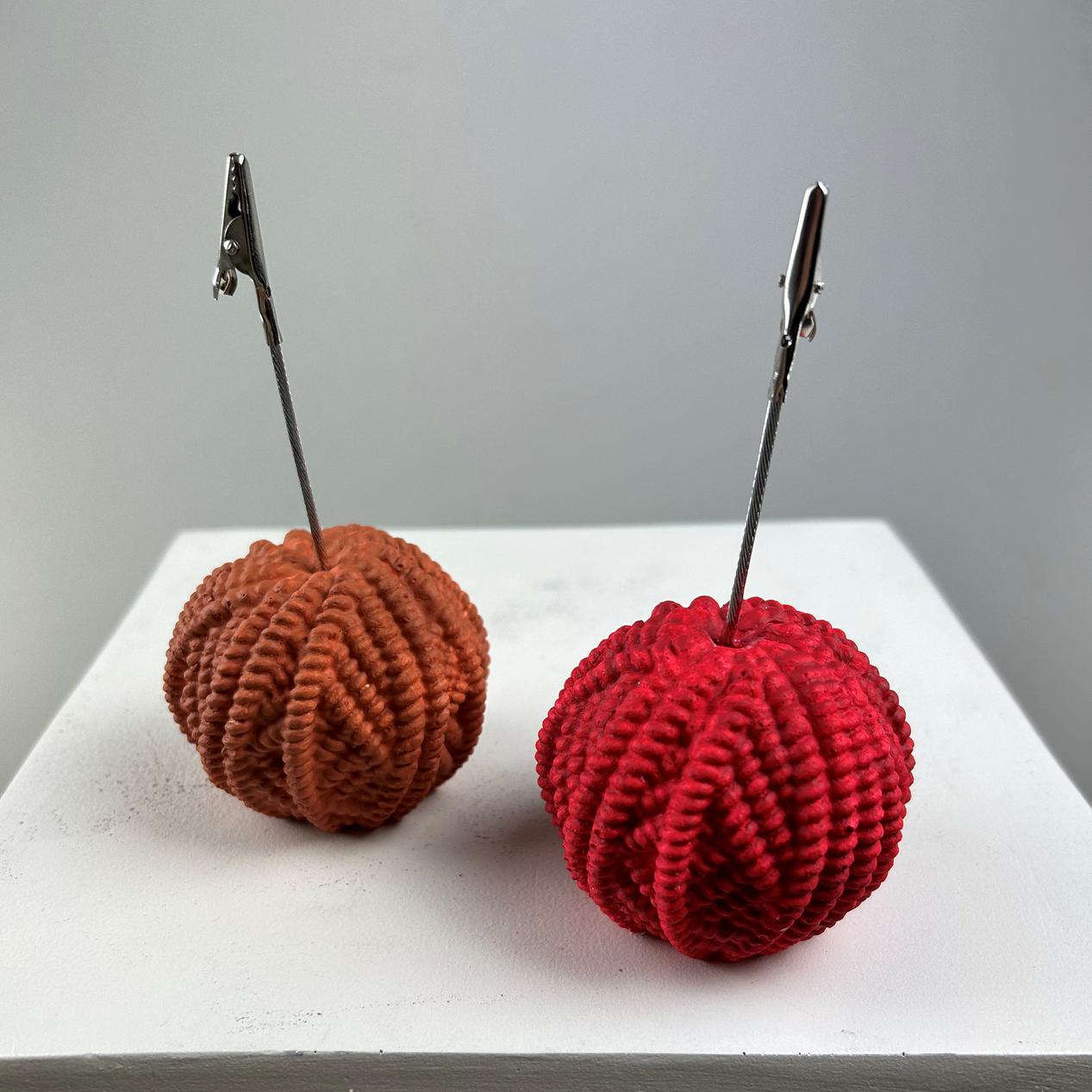 Yumak Not Tutucu 2'li Set ( terracota-kırmızı)