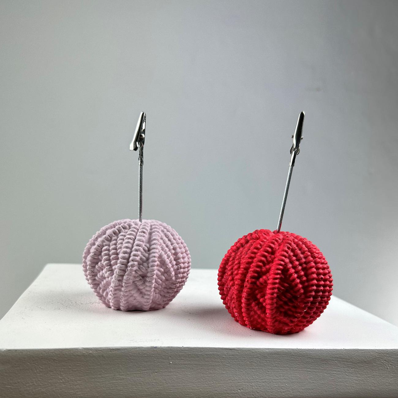 Yumak Not Tutucu 2'li Set ( pembe-kırmızı)