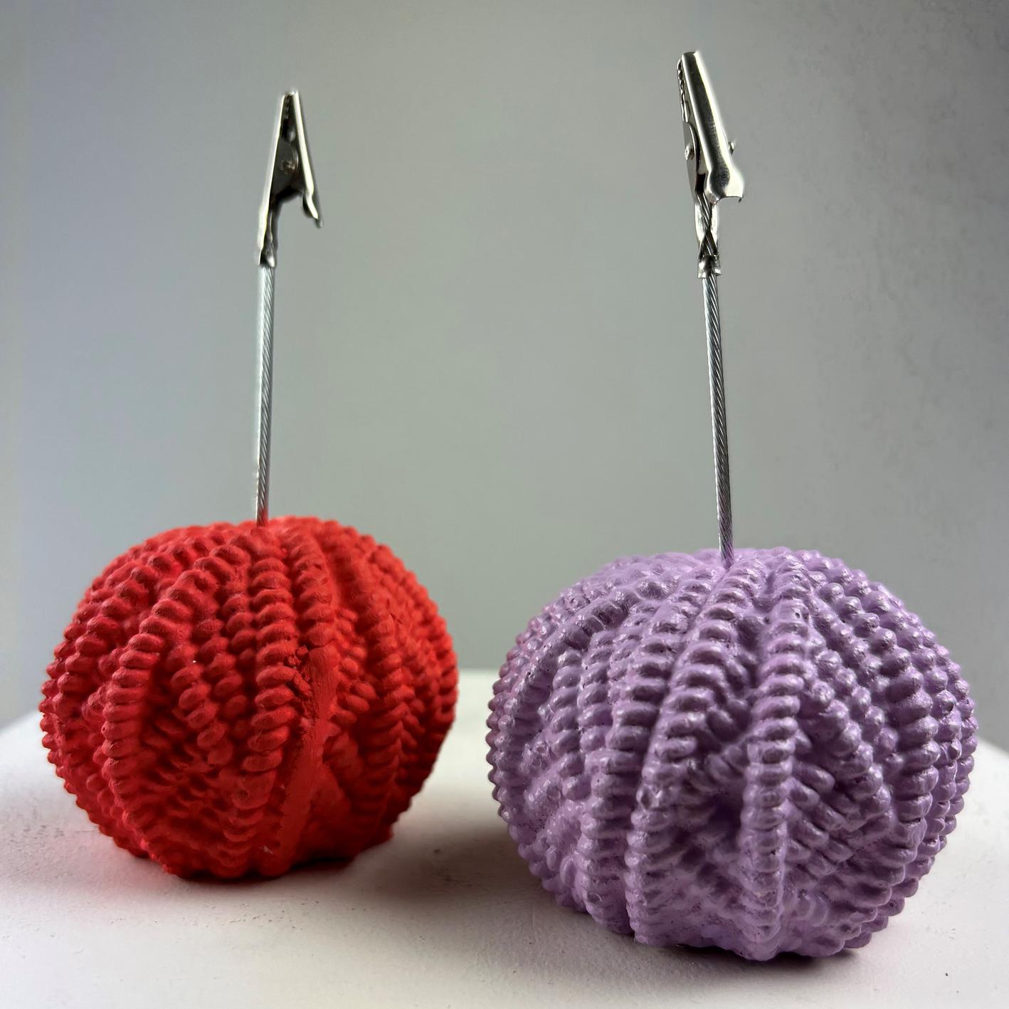Yumak Not Tutucu 2'li Set ( lila-kırmızı)