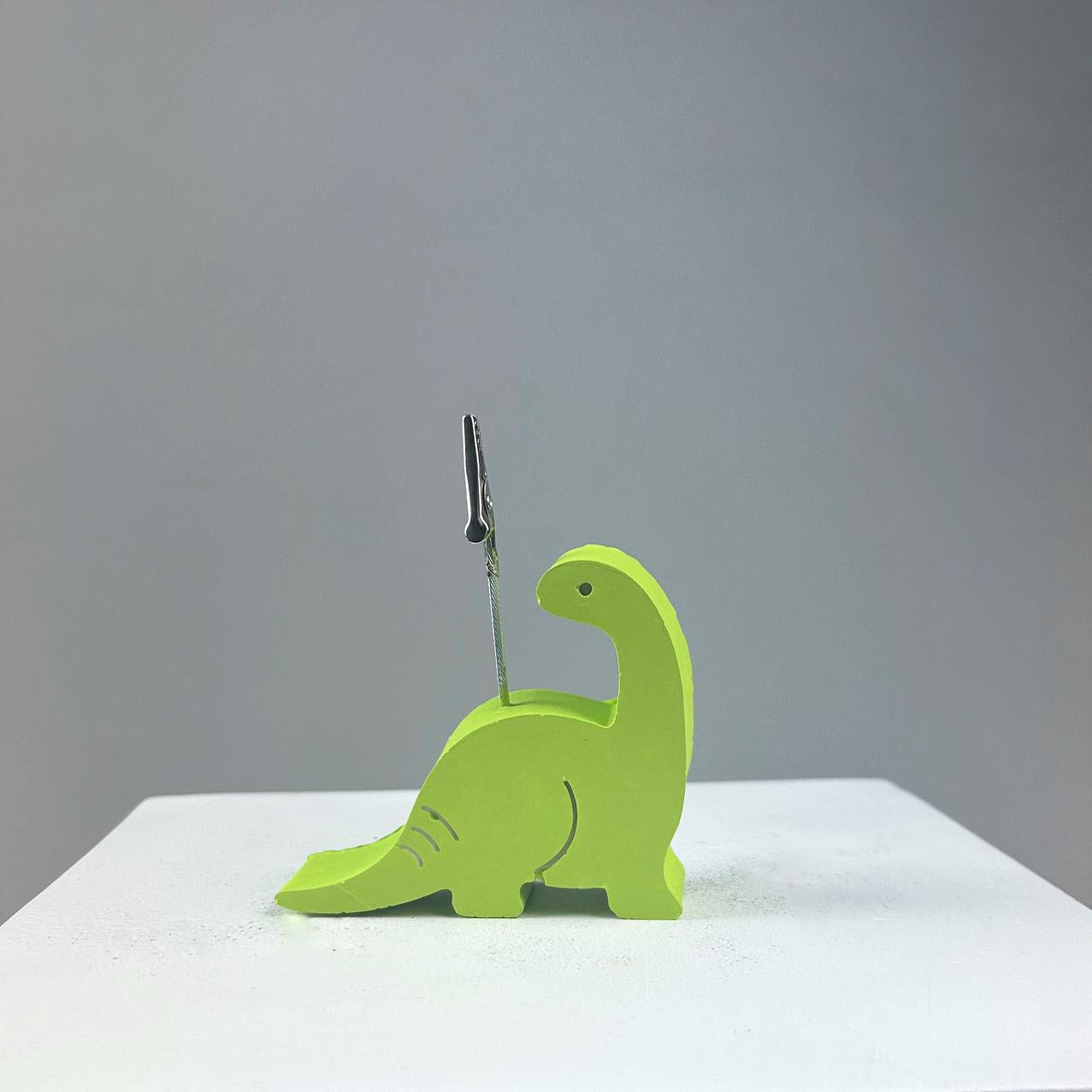 Yeşil Plesiosaurus Dinazor Not Tutucu