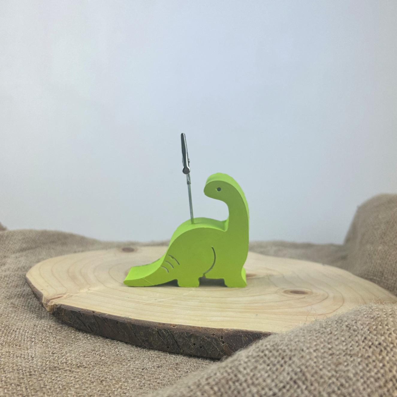 Yeşil Plesiosaurus Dinazor Not Tutucu