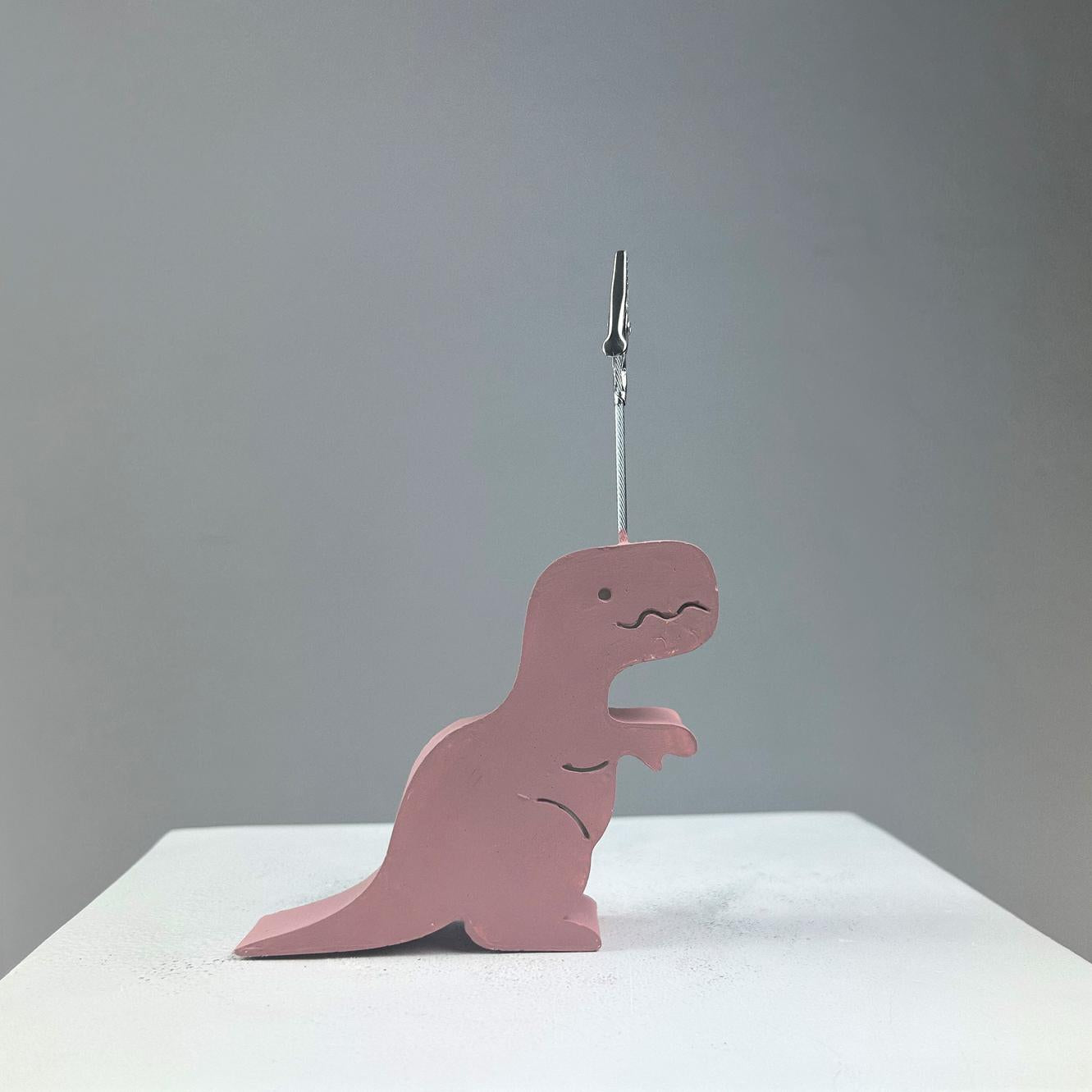 Antik Pembe Tyrannosaurus Rex Dinazor Not Tutucu