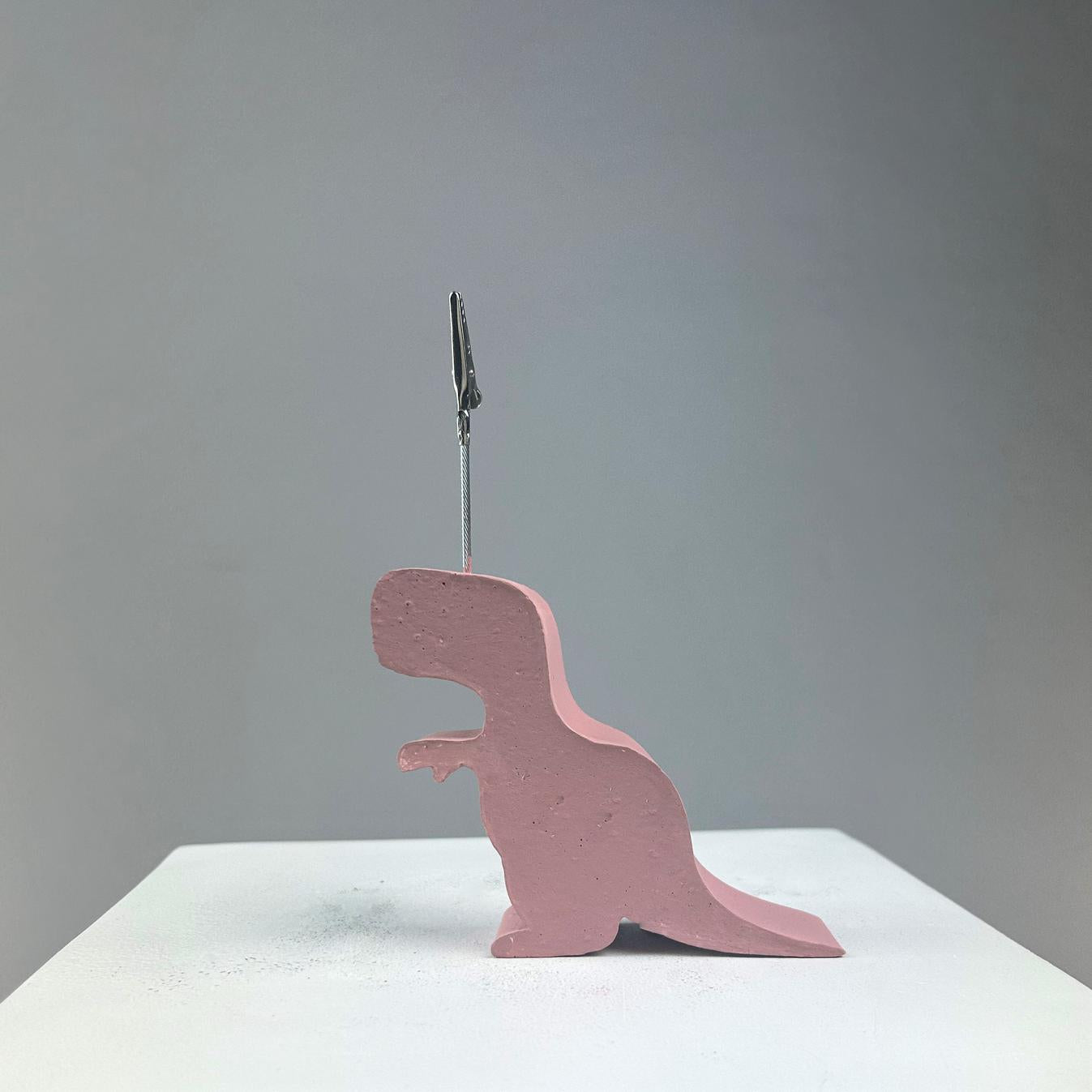 Antik Pembe Tyrannosaurus Rex Dinazor Not Tutucu