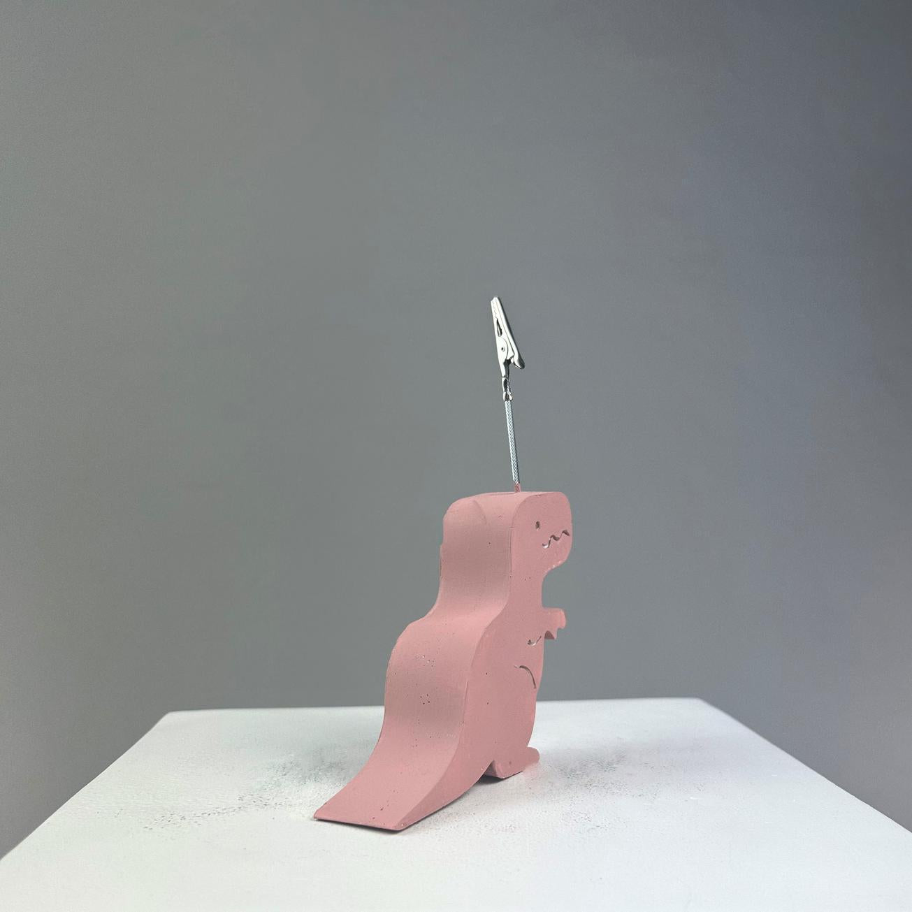 Antik Pembe Tyrannosaurus Rex Dinazor Not Tutucu