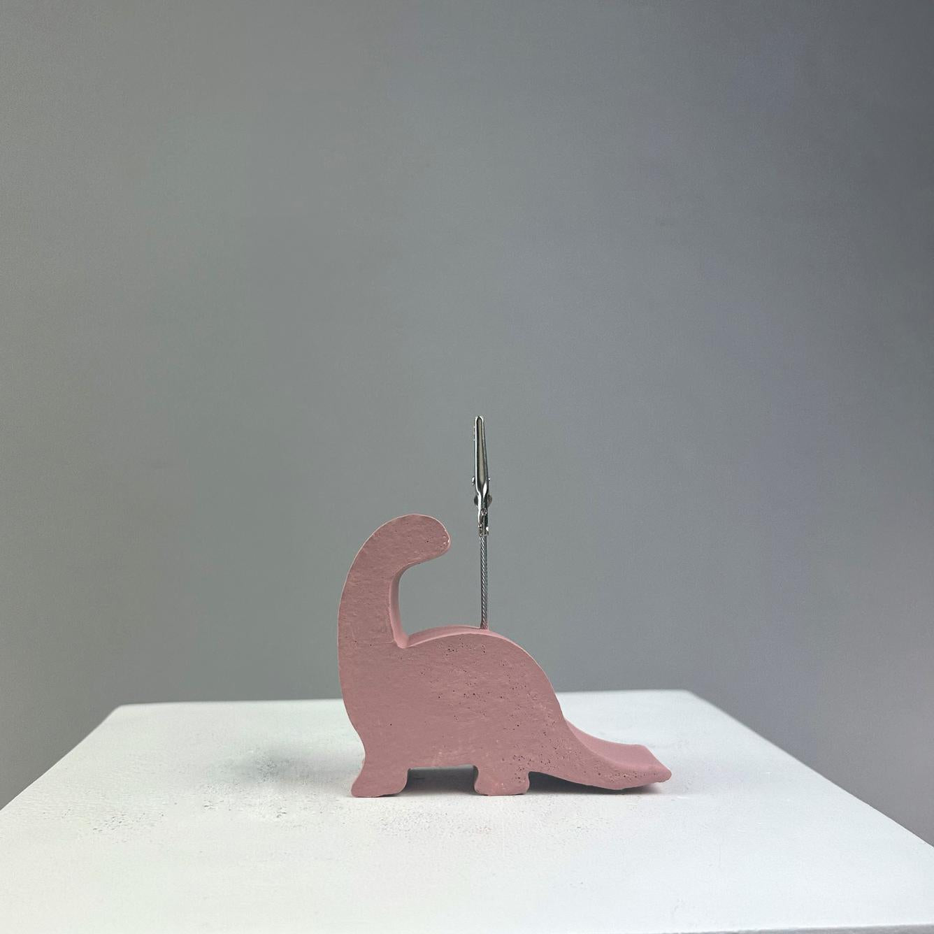 Antik Pembe Plesiosaurus Dinazor Not Tutucu
