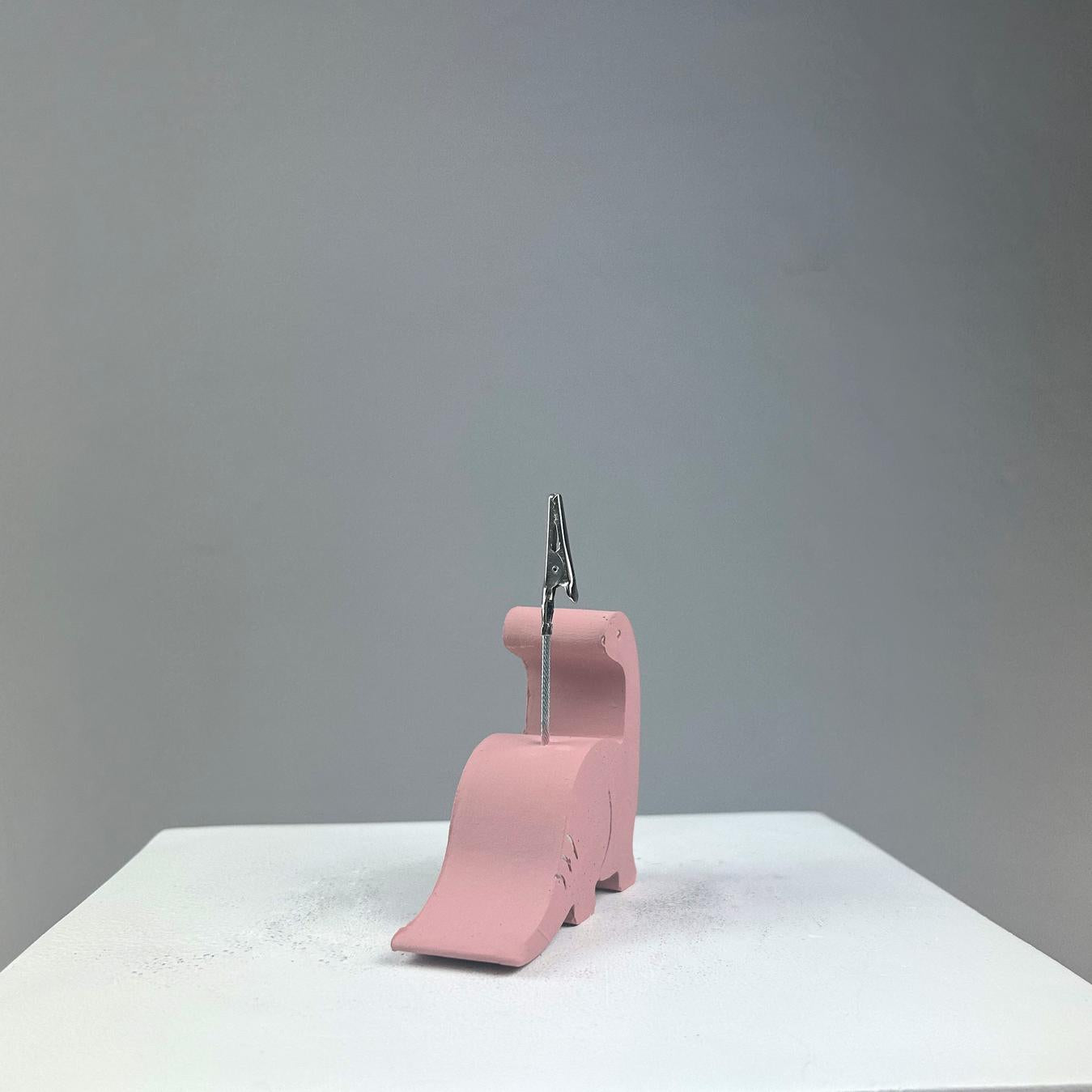 Antik Pembe Plesiosaurus Dinazor Not Tutucu