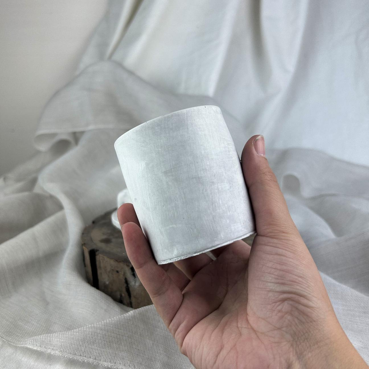 Gri Eskitme David Kapaklı Kutu, Dekoratif Beton Kutu