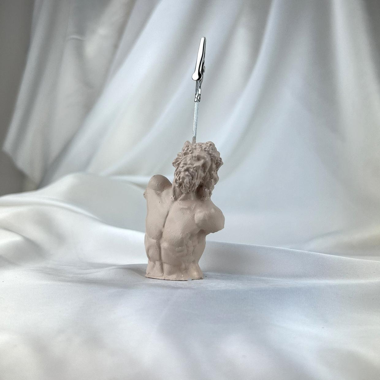Krem Laocoon Heykel Not Tutucu