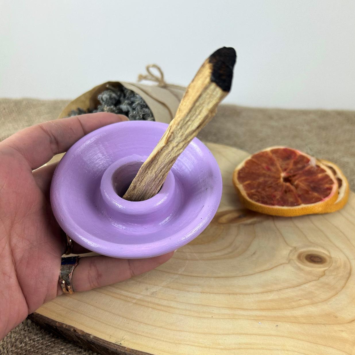 Lila Beton Palo Santo Tütsülük, A?aç ve Çubuk Tütsü ?çin Tütsü Taba??