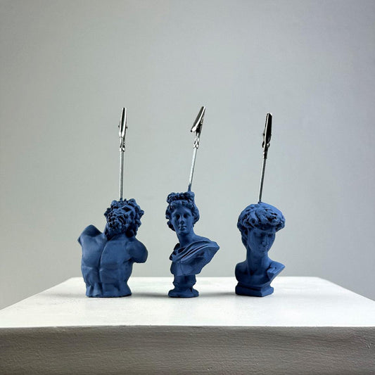 Gri Mavi Laocoon, Apollo, David Heykel Not Tutucu 3'lü Set
