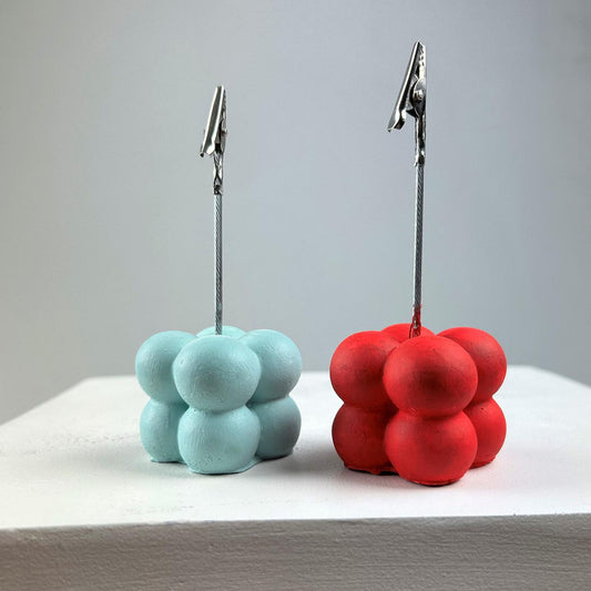 Bubble 2'li Not Tutucu Set (Nane-Kırmızı)
