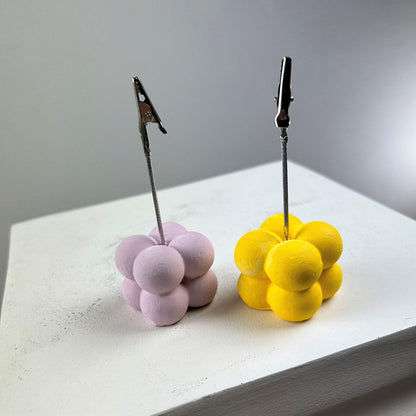 Bubble 2'li Not Tutucu Set (Pembe Buyu-Sarı)