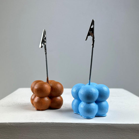 Bubble 2'li Not Tutucu Set (Terracota-Açık Mavi)