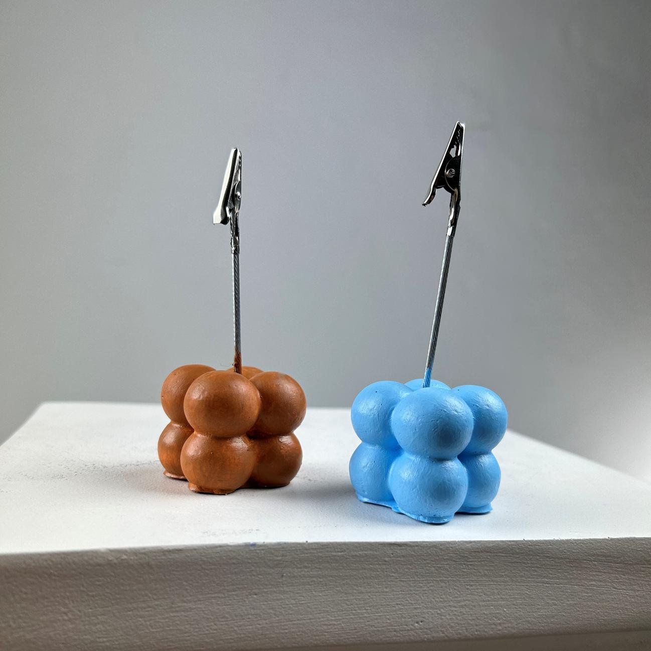 Bubble 2'li Not Tutucu Set (Terracota-Açık Mavi)