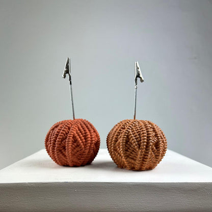 Yumak Not Tutucu 2'li Set ( terracota-meşe)