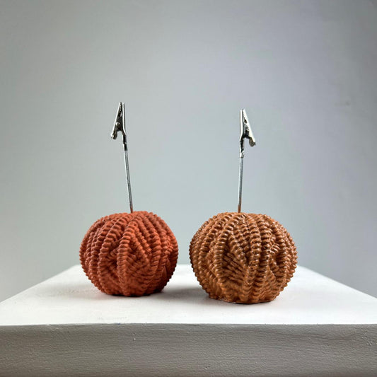 Yumak Not Tutucu 2'li Set ( terracota-meşe)