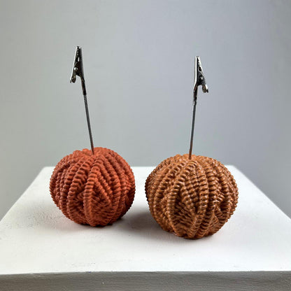 Yumak Not Tutucu 2'li Set ( terracota-meşe)