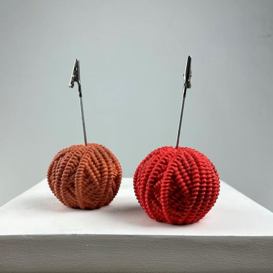 Yumak Not Tutucu 2'li Set ( terracota-kırmızı)