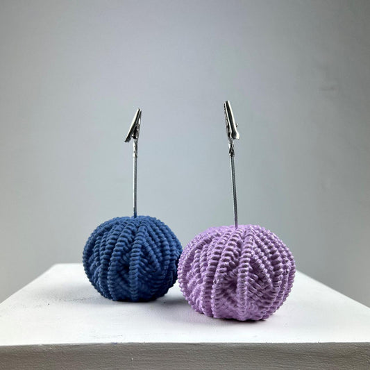 Yumak Not Tutucu 2'li Set ( lila-gri mavi)