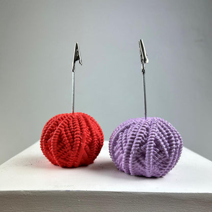 Yumak Not Tutucu 2'li Set ( lila-kırmızı)