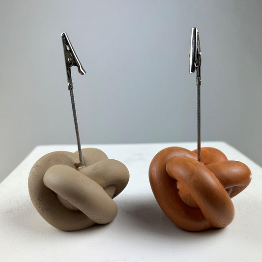 Düğüm 2'li Not Tutucu Set (Kese kağıdı - Terracota)