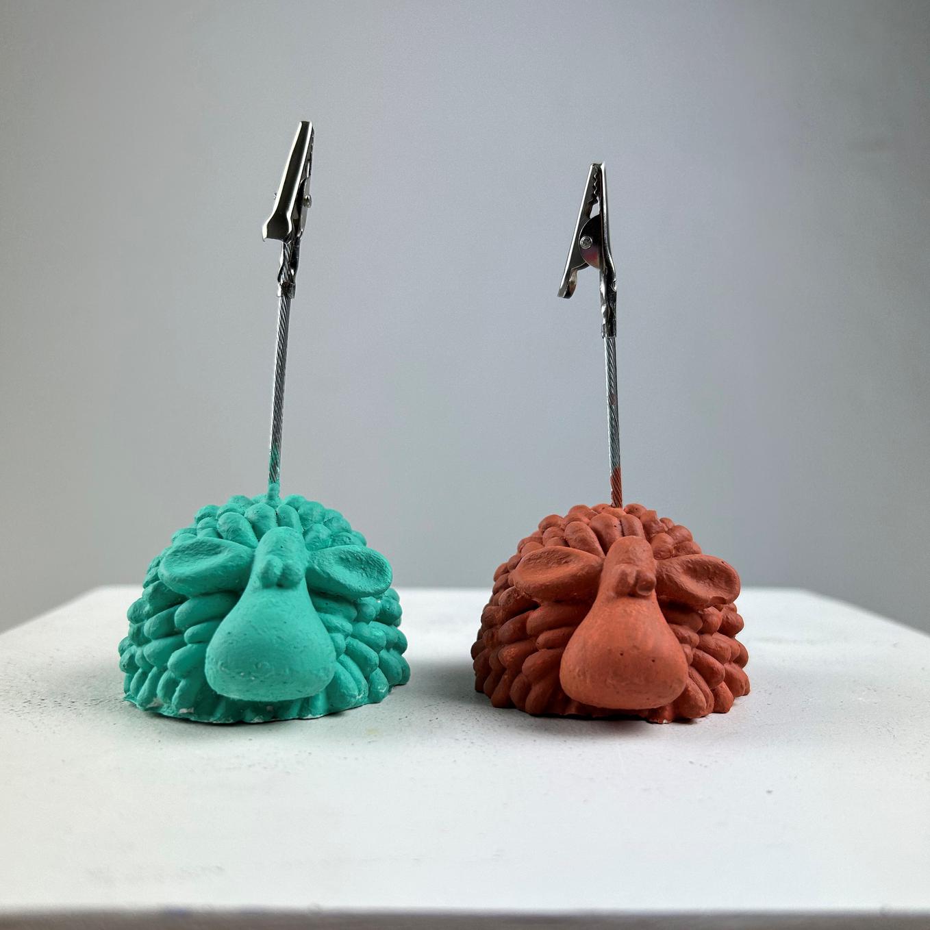 Kuzu 2'li Not Tutucu Set (Buz Yeşili - terracota )