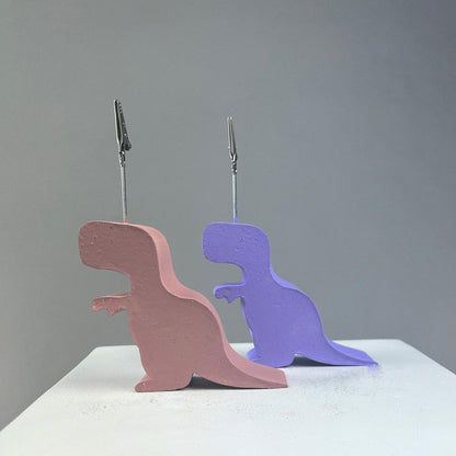 Pembe Lila Tyrannosaurus Rex  Dinazorlar 2'li Not Tutucu Set