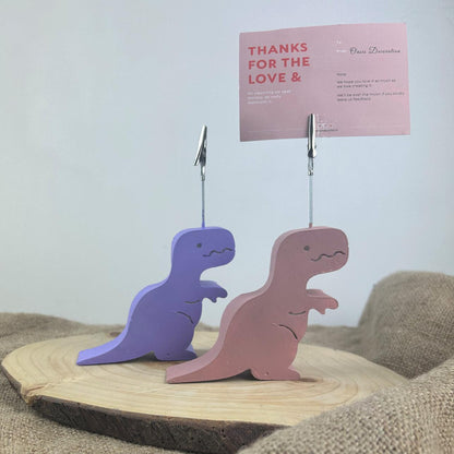 Pembe Lila Tyrannosaurus Rex  Dinazorlar 2'li Not Tutucu Set