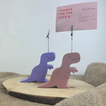 Pembe Lila Tyrannosaurus Rex  Dinazorlar 2'li Not Tutucu Set