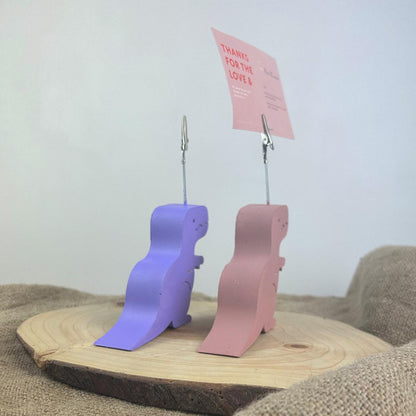 Pembe Lila Tyrannosaurus Rex  Dinazorlar 2'li Not Tutucu Set
